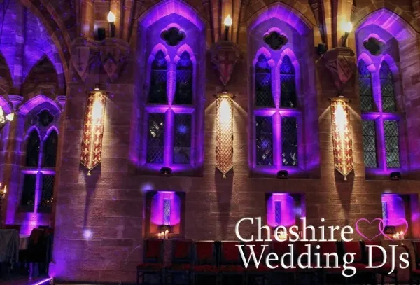 Peckforton Castle Wireless Uplighting