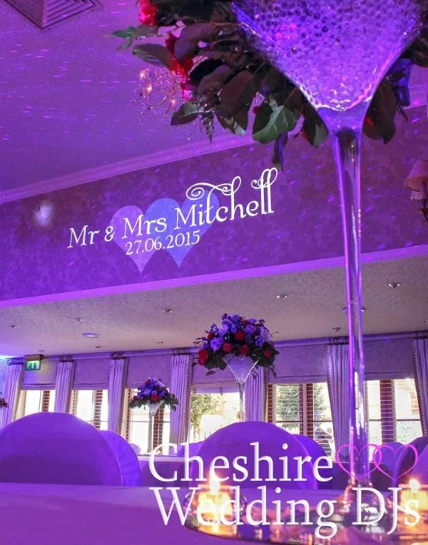 Rowton Hall Monogram Projection DJ